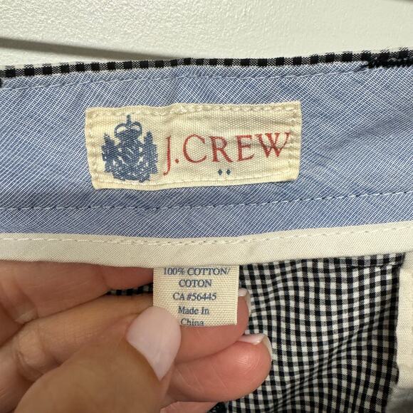 J.Crew Mens Black White Gingham Checkered Shorts Size 31 Inseam 10" Preppy - Picture 5 of 7